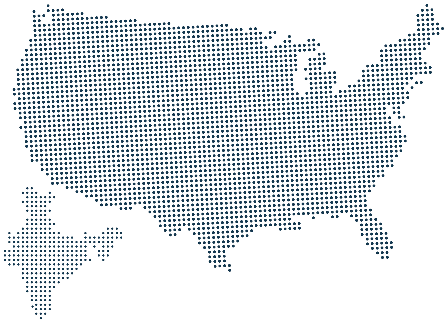 Map of USA & India